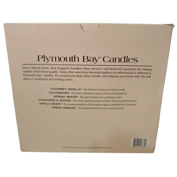 Plymouth Bay by Yankee Candle Votive Sampler Twelve Candles Open Box - Picture 5 of 16